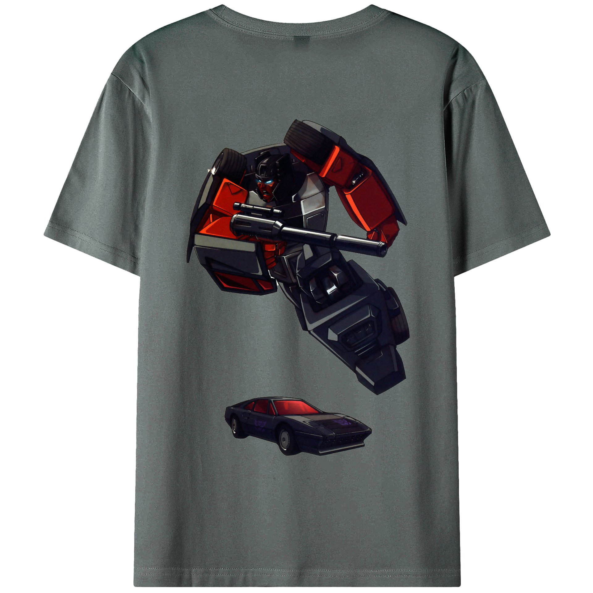（画像用）  綿100％ メンズ半袖Tシャツ（バックプリント） 通気性